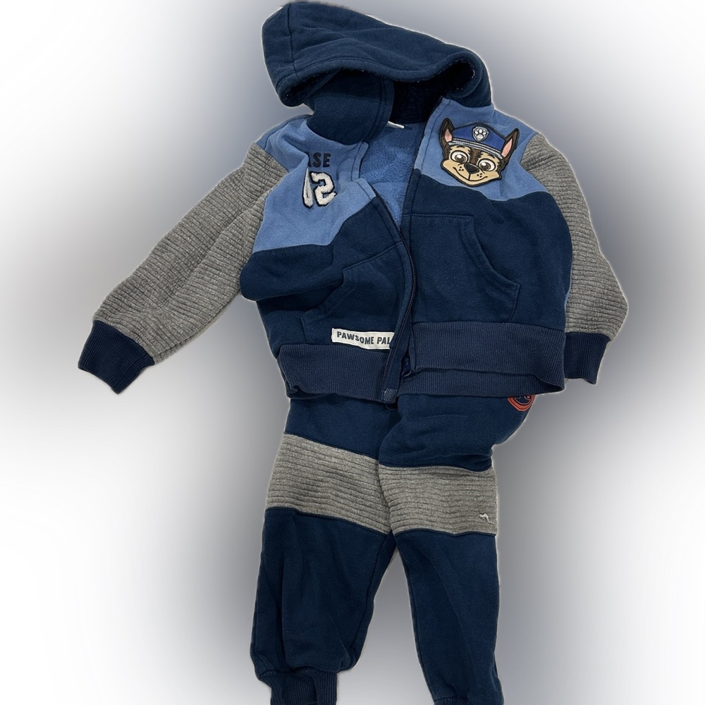 Blue and Gray Paw Patrol Hoodie and Pants Set